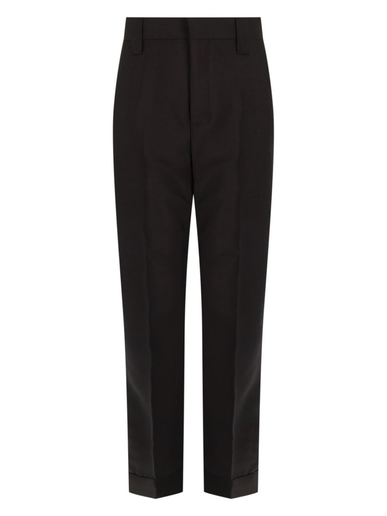 PANTALONE IN LANA E MOHAIR