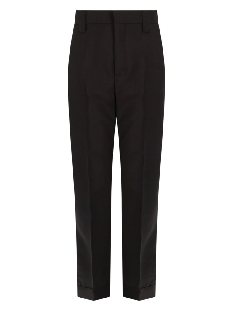 PANTALONE IN LANA E MOHAIR