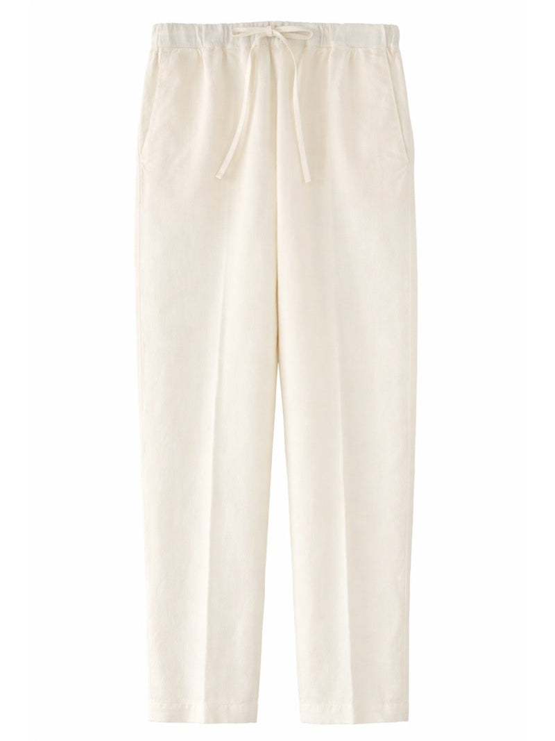 PANTALONE IN LINO CON COULISSE
