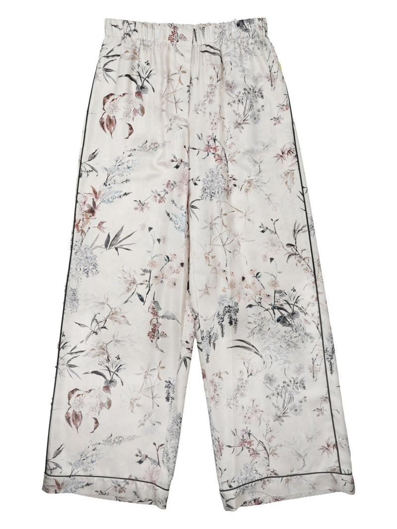 PANTALONE IN SETA STAMPATA