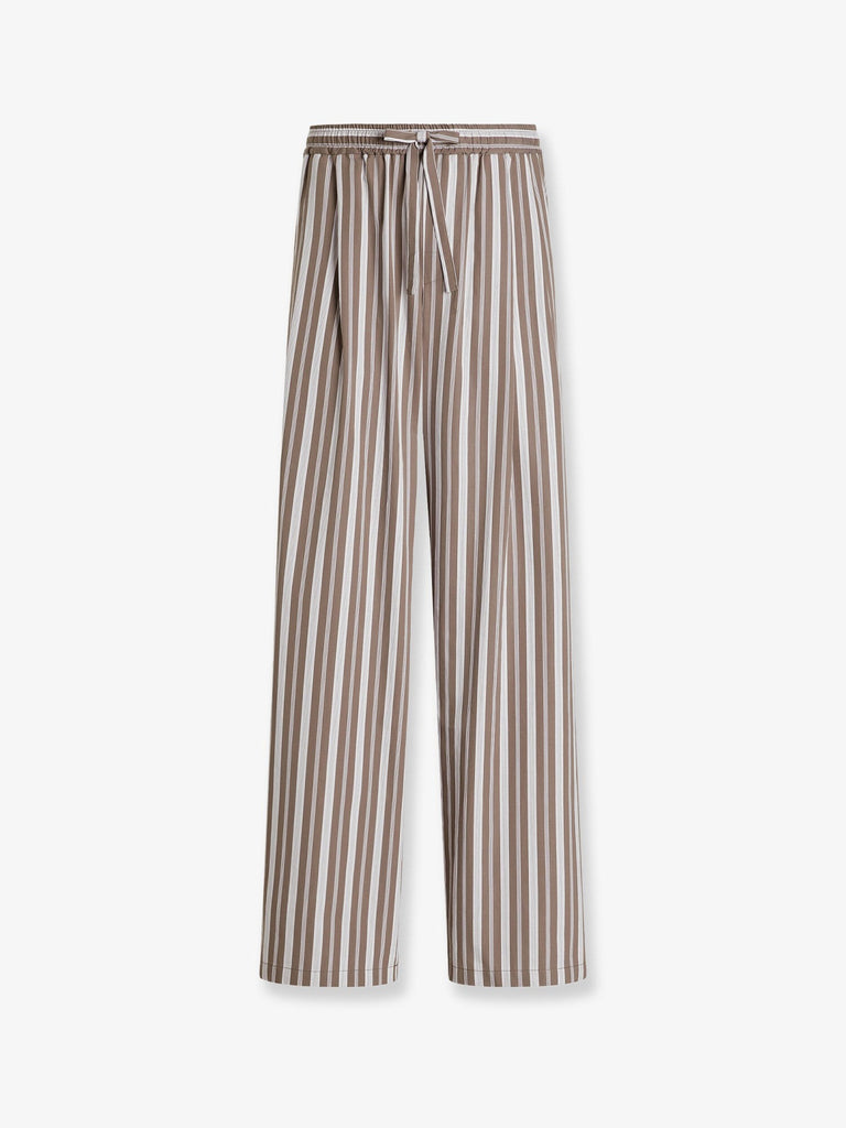 Pantaloni Vanity in misto cotone con motivo a righe