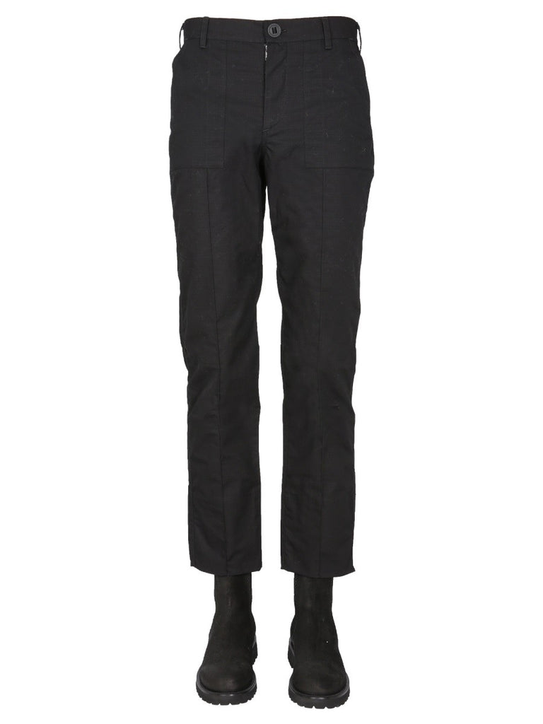 PANTS WITH LOGO BUTTON