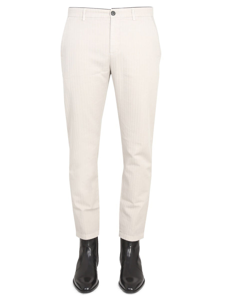 PANTS WITH LOGO PATCH