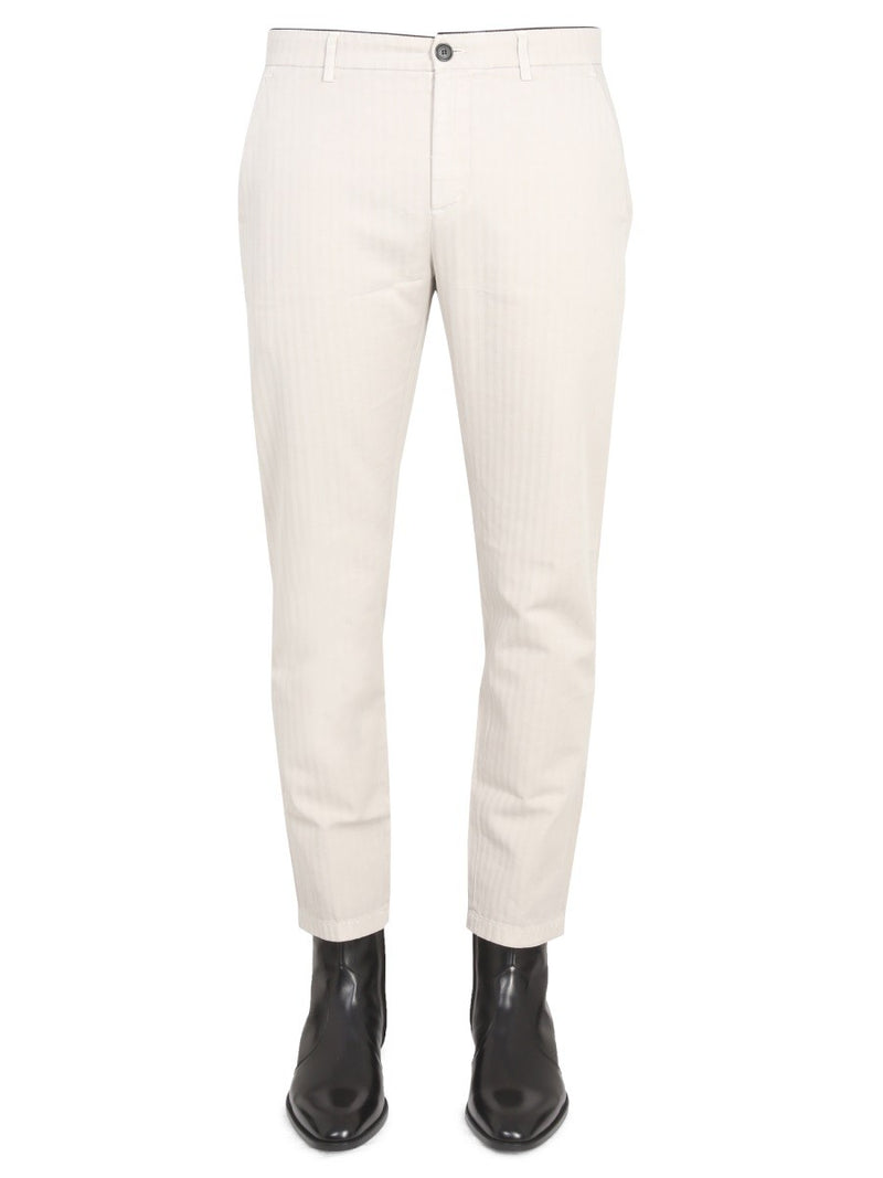 PANTS WITH LOGO PATCH