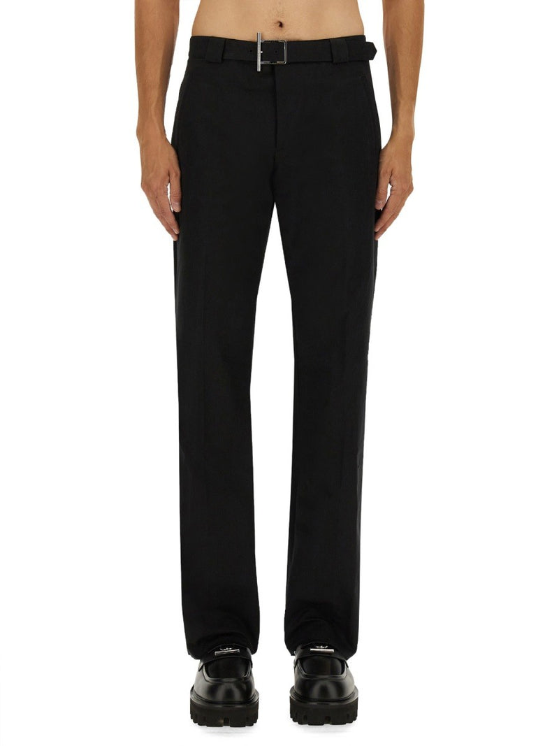 PANTS WITH "T-BAR" BELT