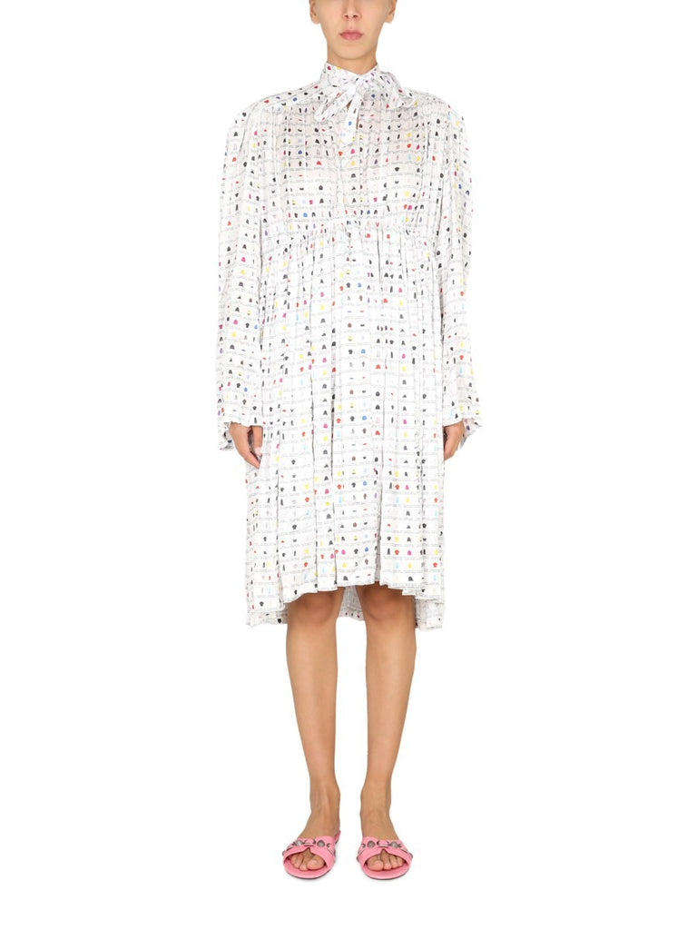 "PAPER CRUSH FLORAL" DRESS