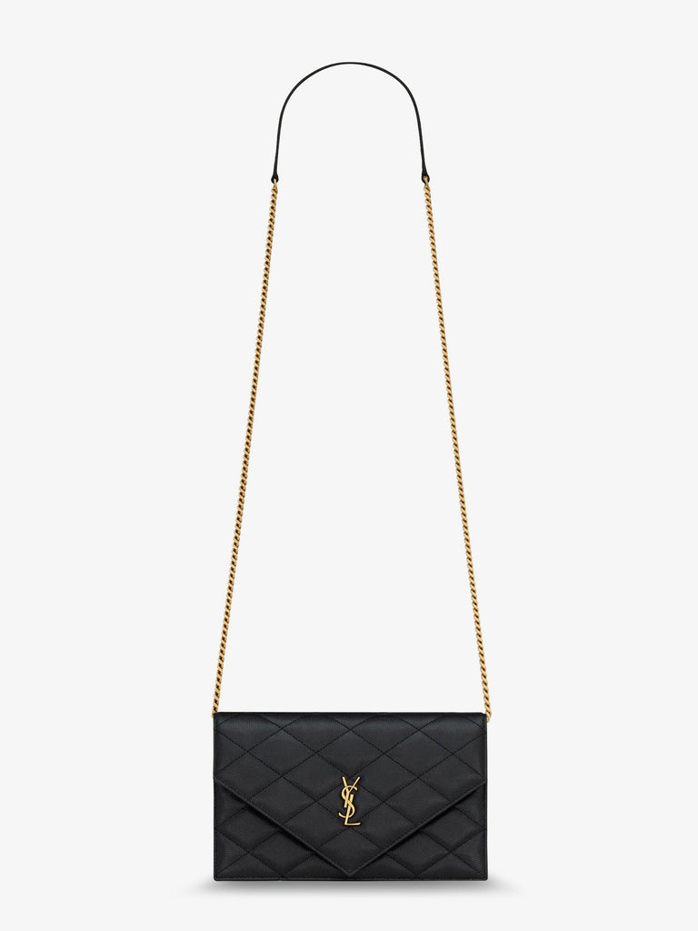 Paris leather crossbody bag with metal Cassandre logo