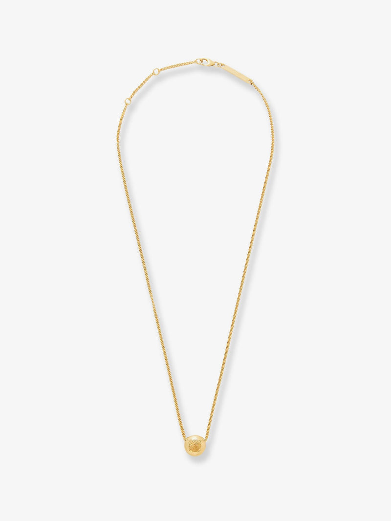 Paula's Ibiza -Anagram Pebble silver necklace