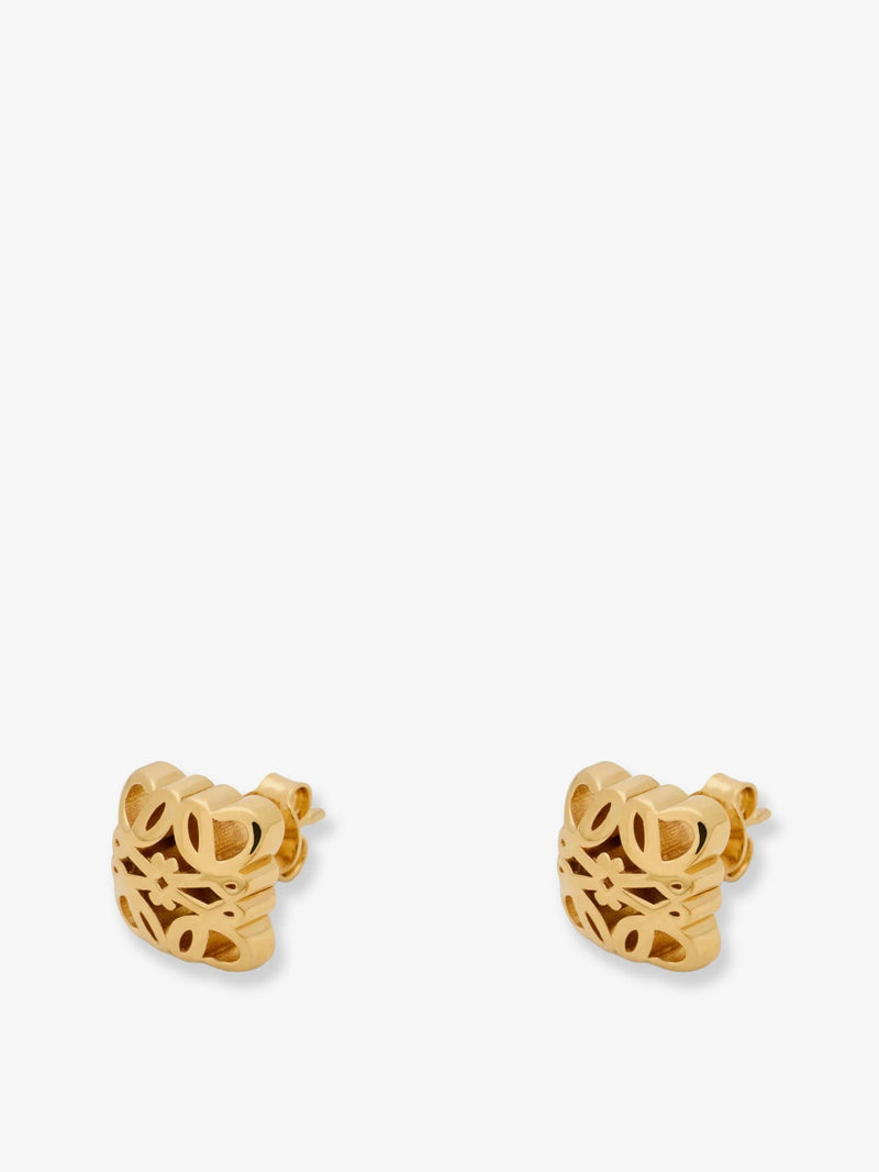 Paula's Ibiza -Bombè Anagram brass earrings