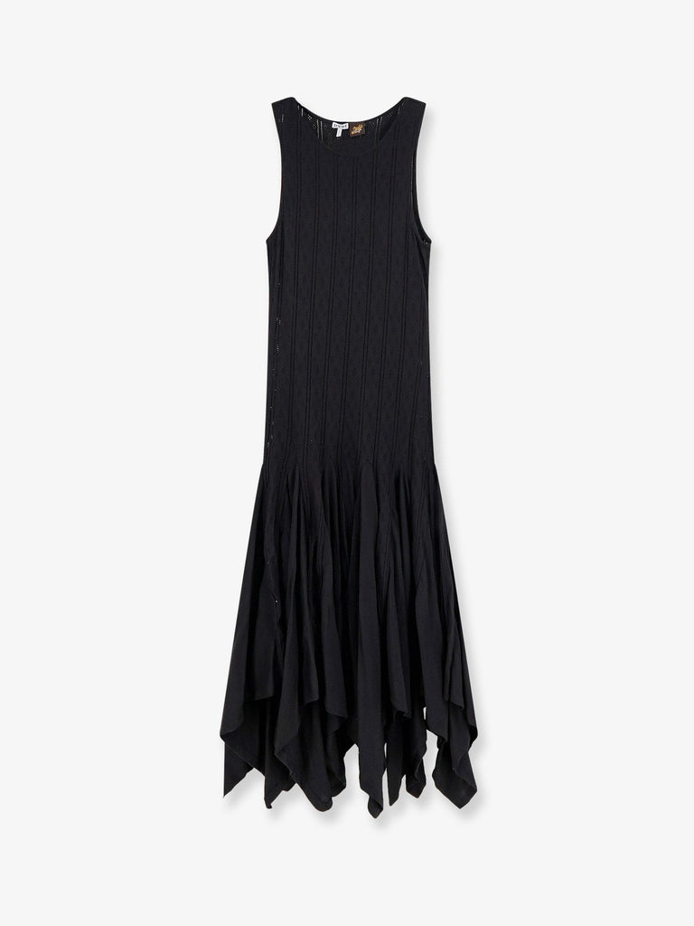 Paula's Ibiza embroidered cotton long dress
