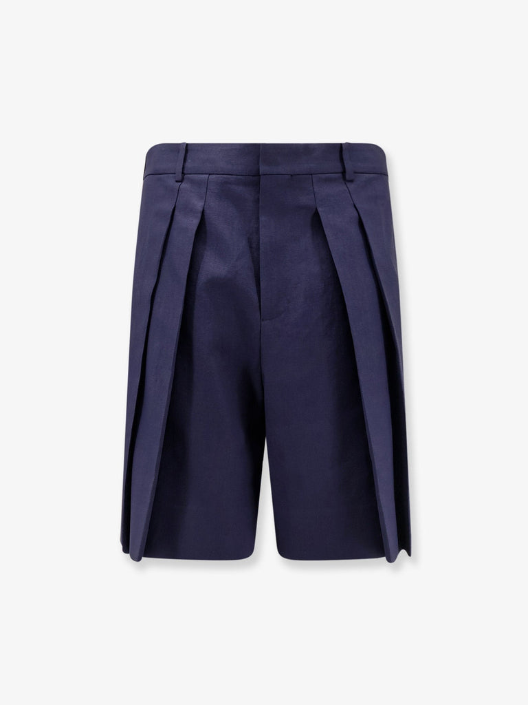 Paula's Ibiza linen and cotton bermuda shorts