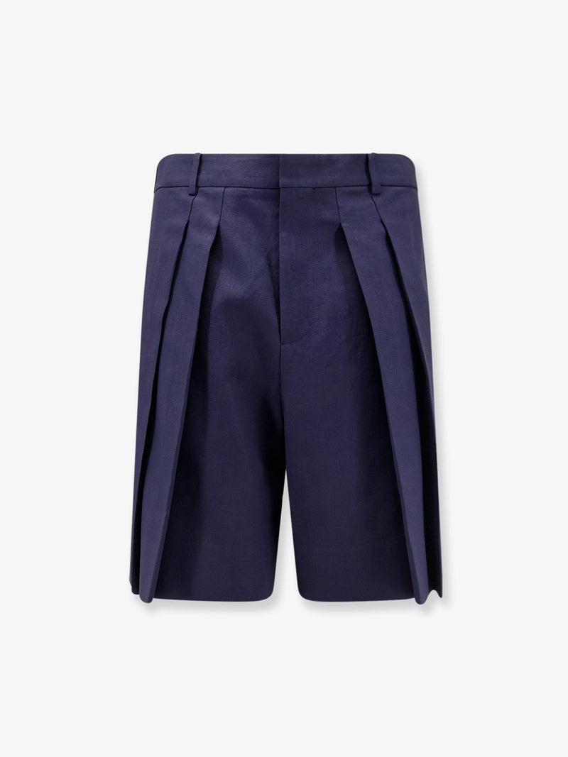 Paula's Ibiza linen and cotton bermuda shorts