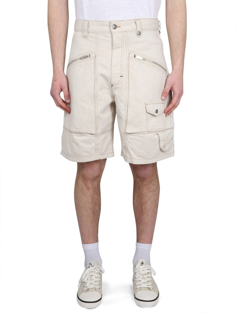 PEIO DENIM BERMUDA SHORTS