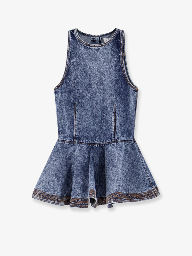 Peplum Denim Top