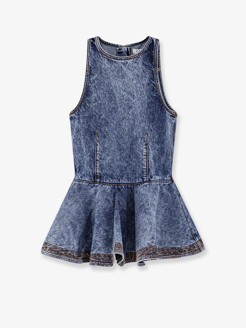Peplum Denim Top