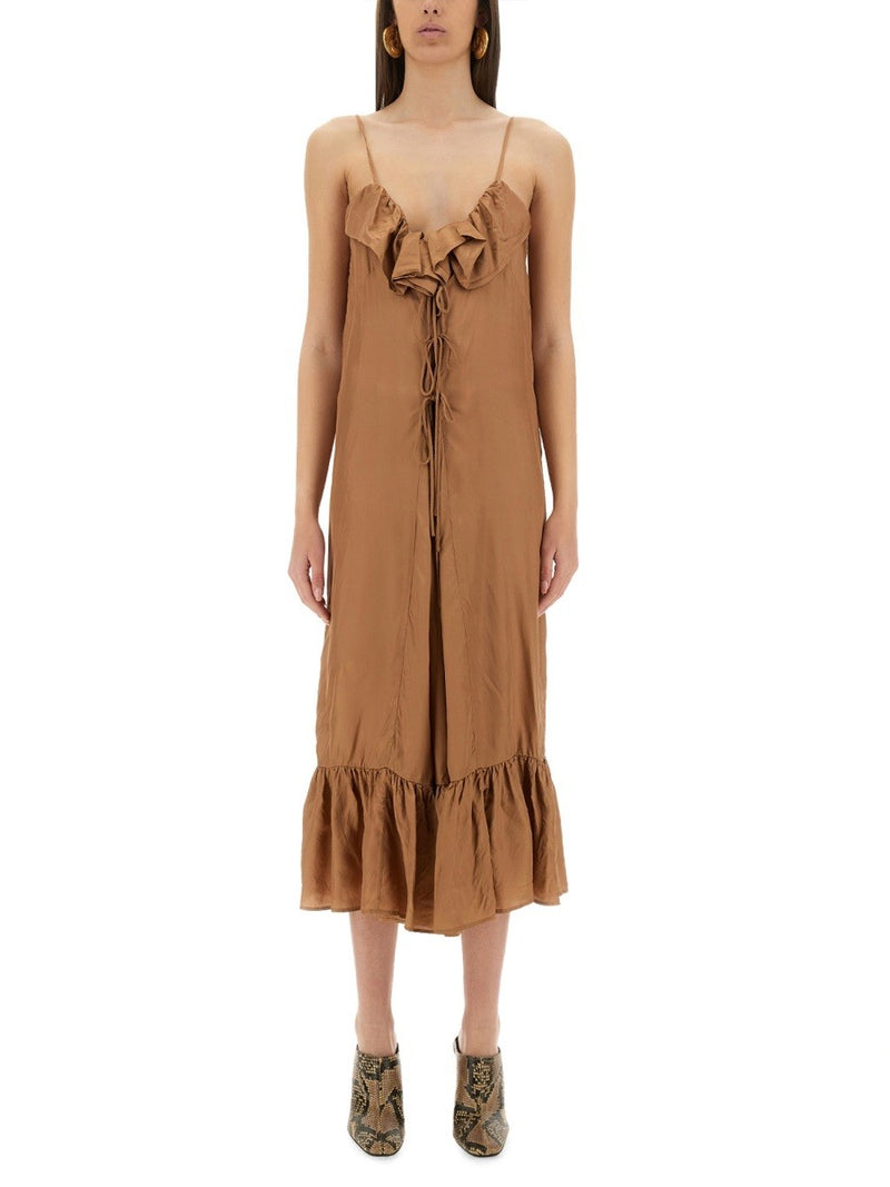 PETTICOAT DRESS WITH RUFFLES