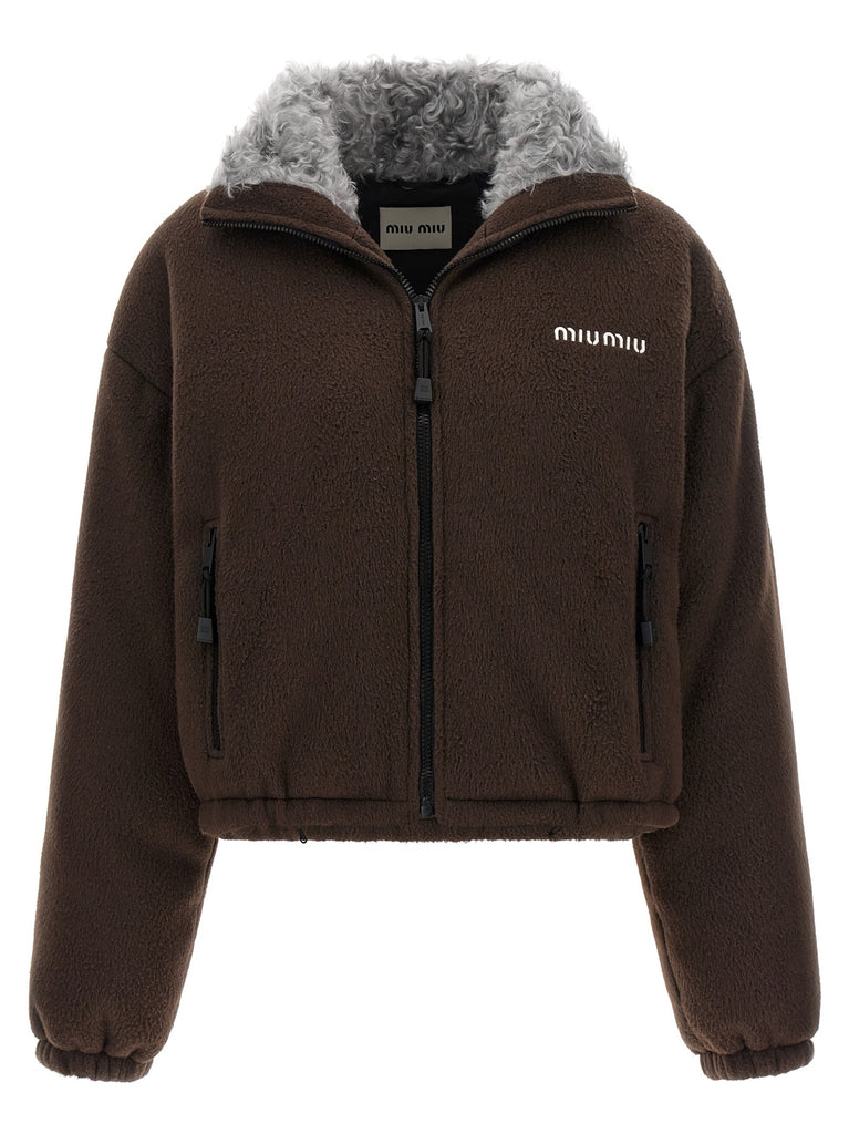 Pile down jacket
