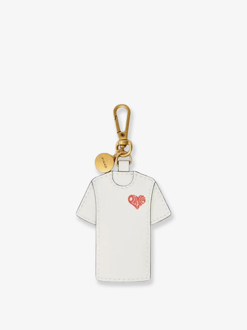 Pinko is Amore leather keychain