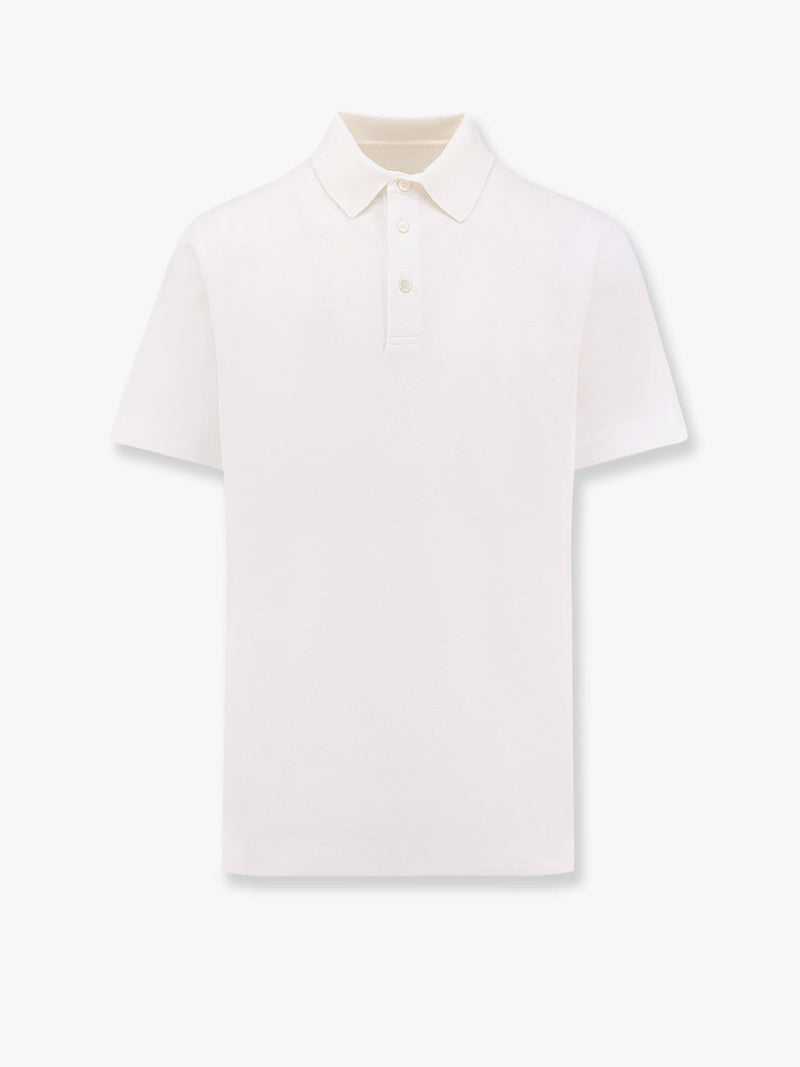 Piqué cotton polo shirt with 4g embroidery