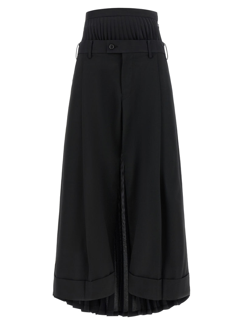Pleated pants