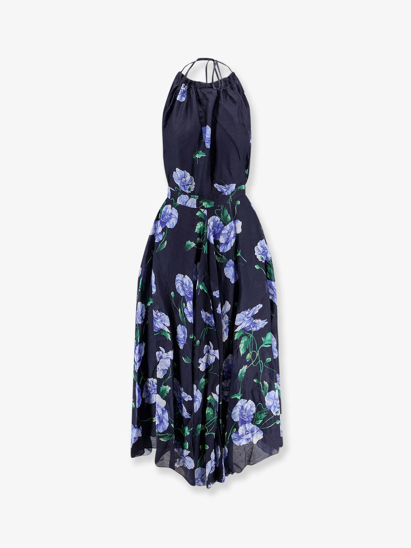 Plumeria ramie dress