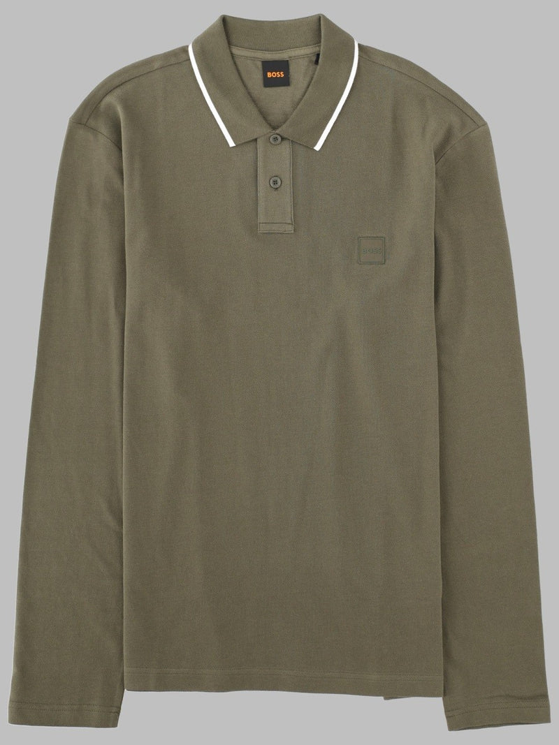 POLO A MANICA LUNGA CON LOGO