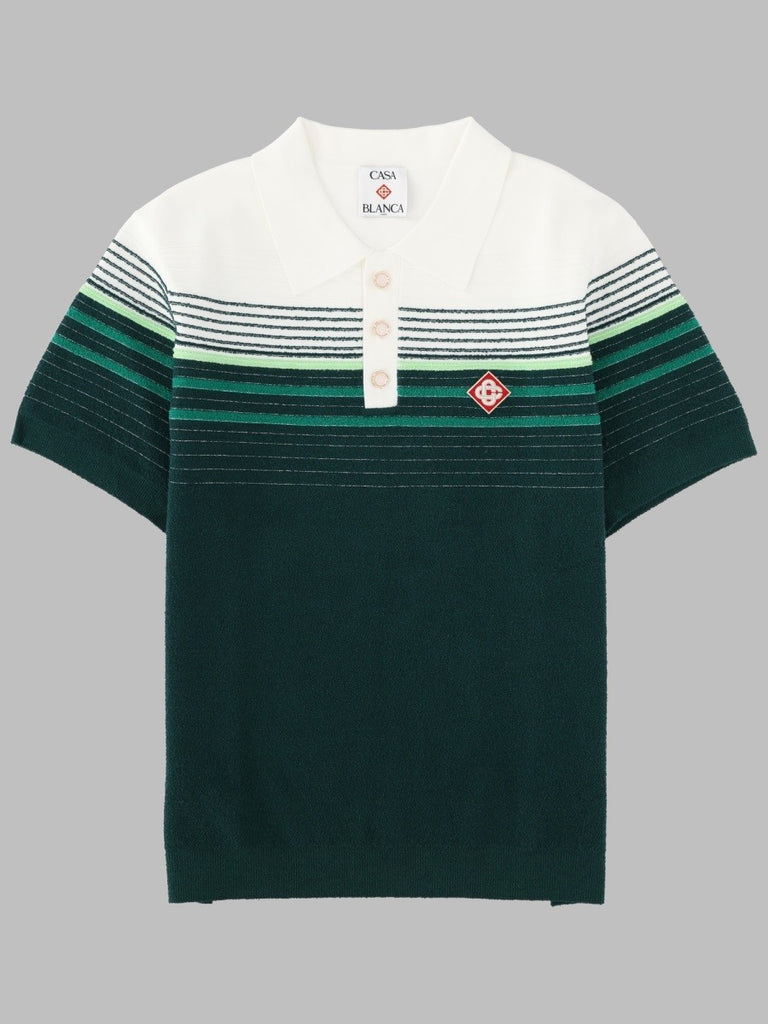POLO A RIGHE BOUCLÉ