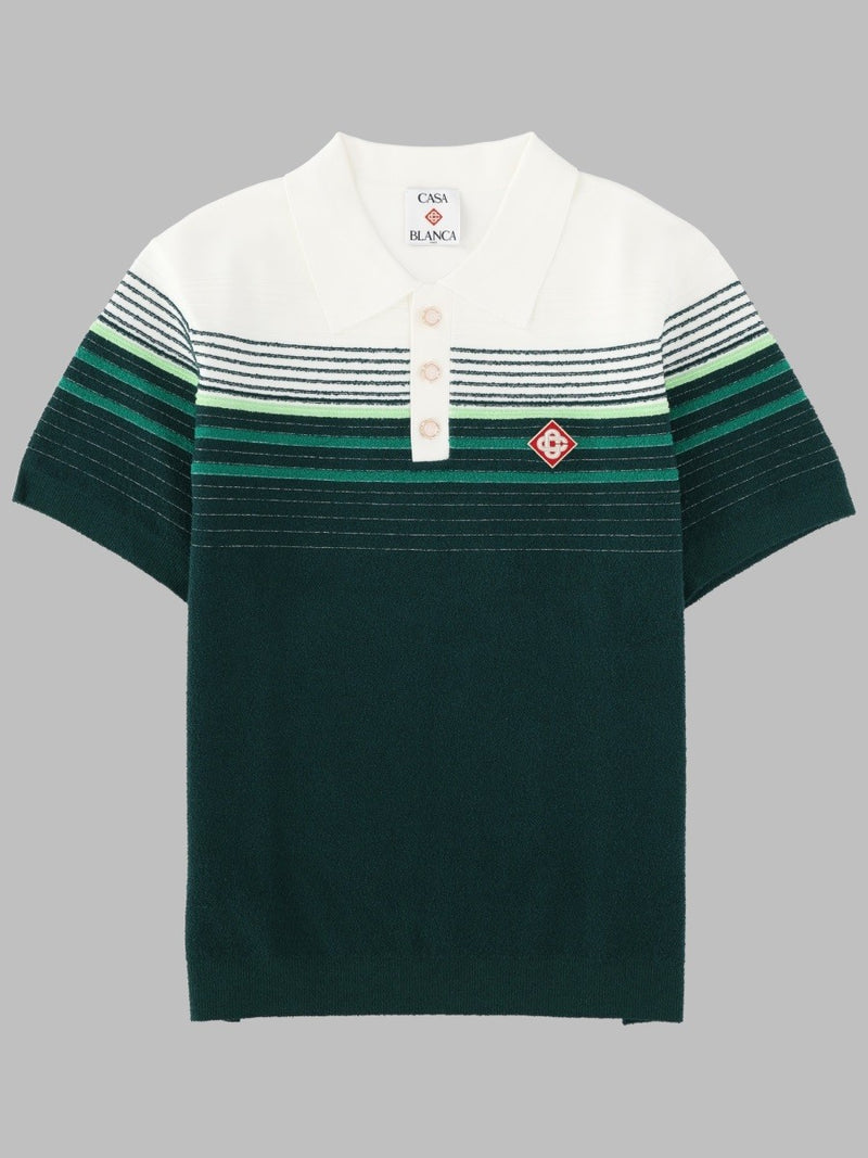 POLO A RIGHE BOUCLÉ