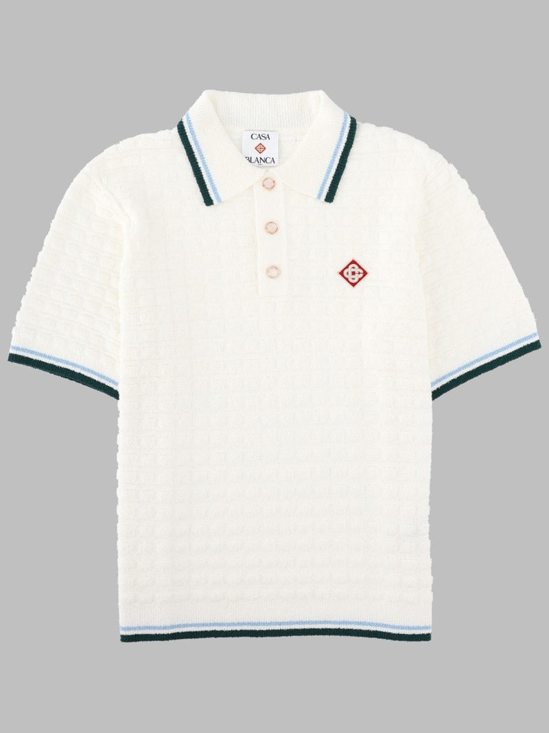 POLO BOUCLÉ CON LOGO