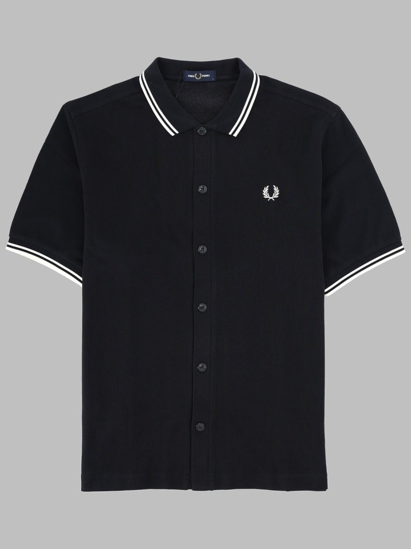 POLO CON BOTTONI E LOGO