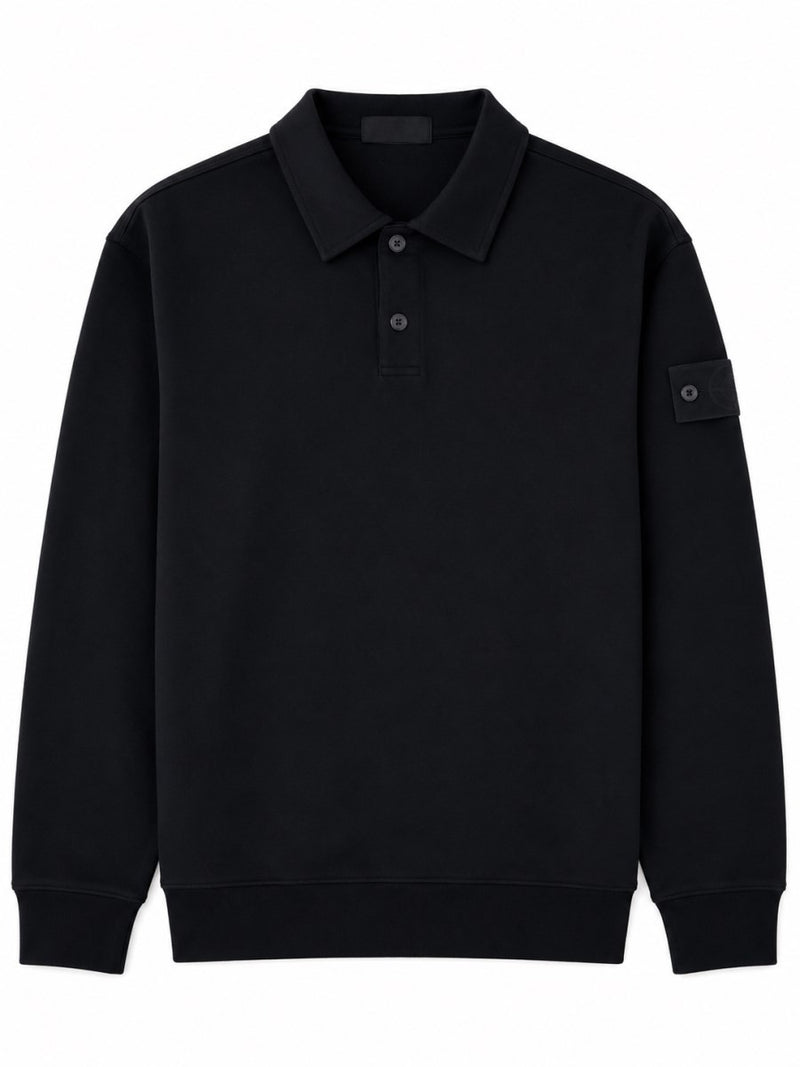 POLO CON PATCH LOGO