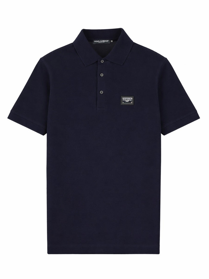 POLO CON PATCH LOGO