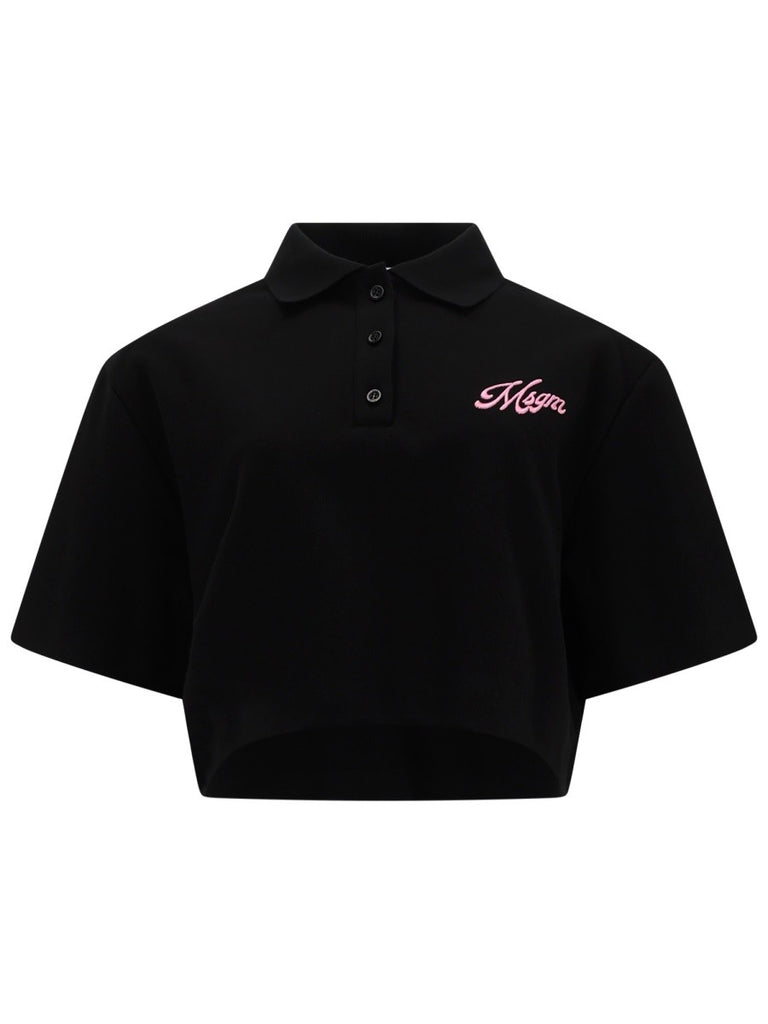 POLO CROP CON LOGO