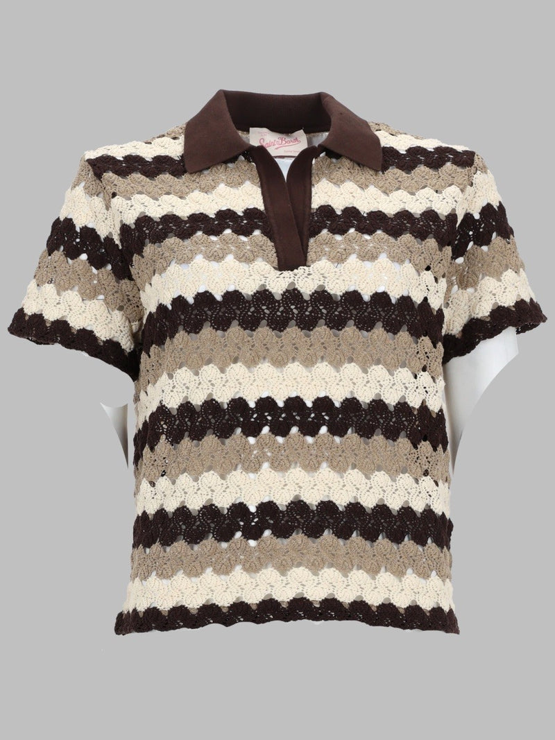 POLO IN COTONE CROCHET