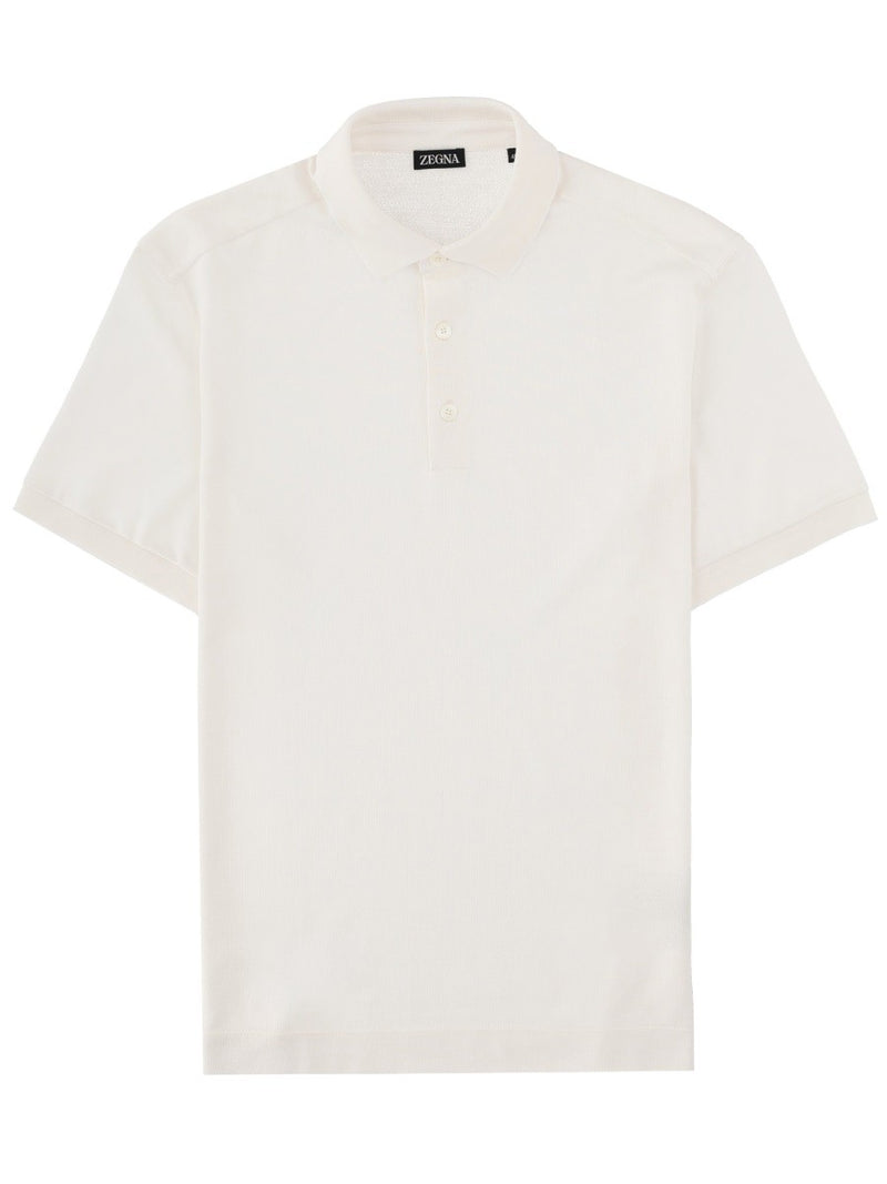 POLO IN COTONE E SETA