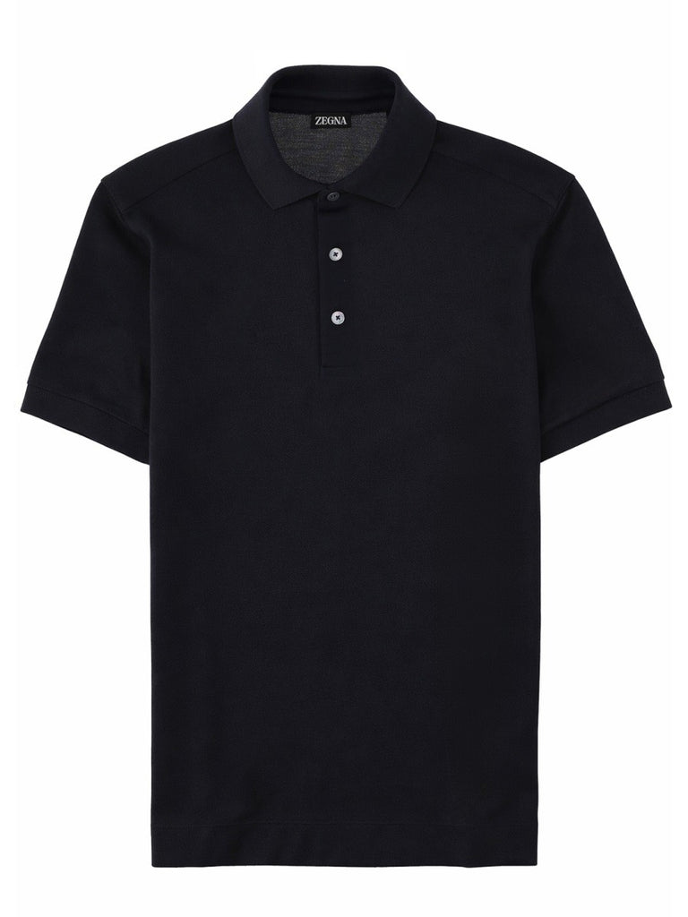 POLO IN COTONE E SETA