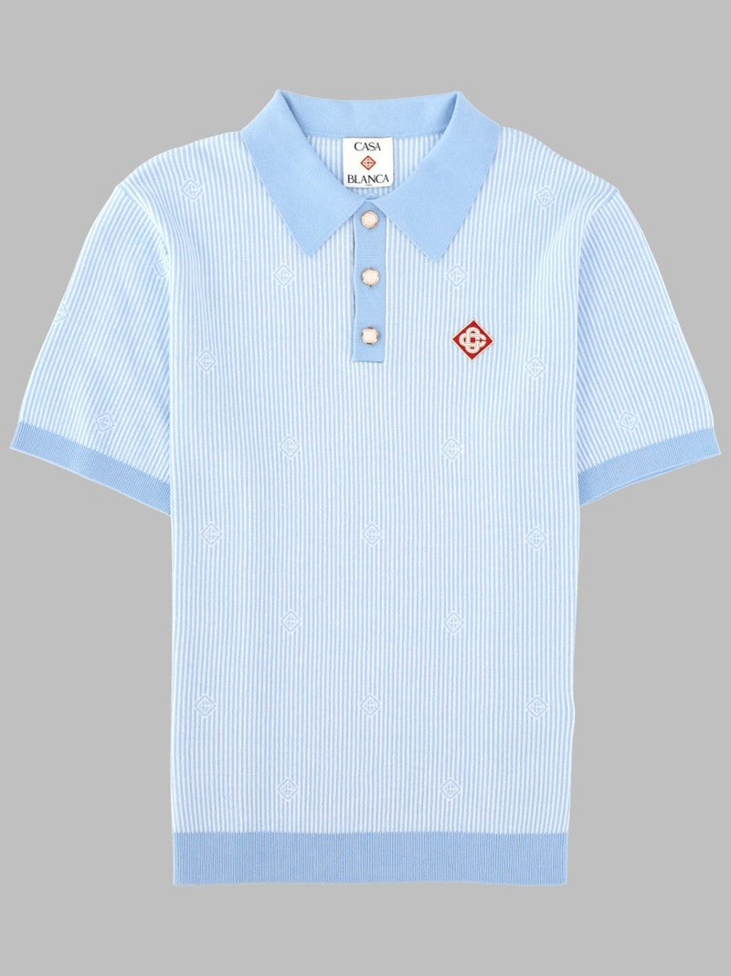 POLO IN MAGLIA A RIGHE