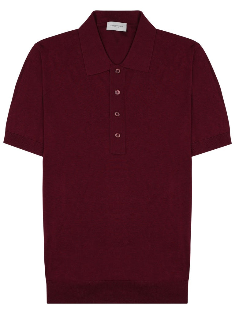 POLO IN SETA MISTO COTONE