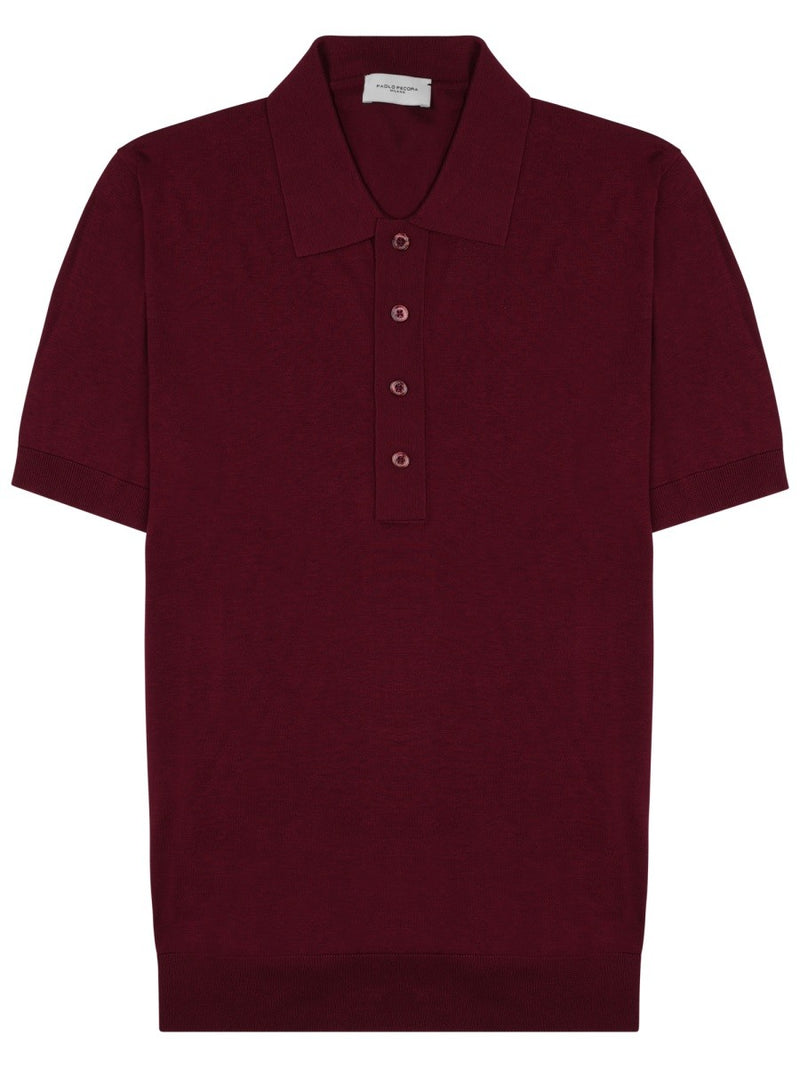 POLO IN SETA MISTO COTONE