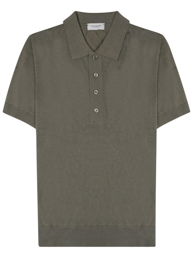 POLO IN SETA MISTO COTONE