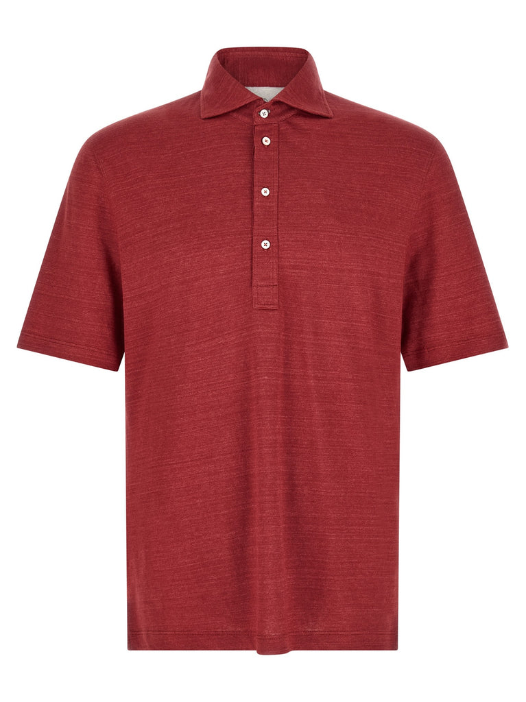 Polo jersey mélange