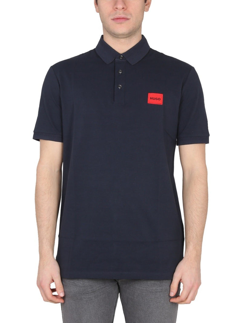 POLO WITH LOGO PATCH