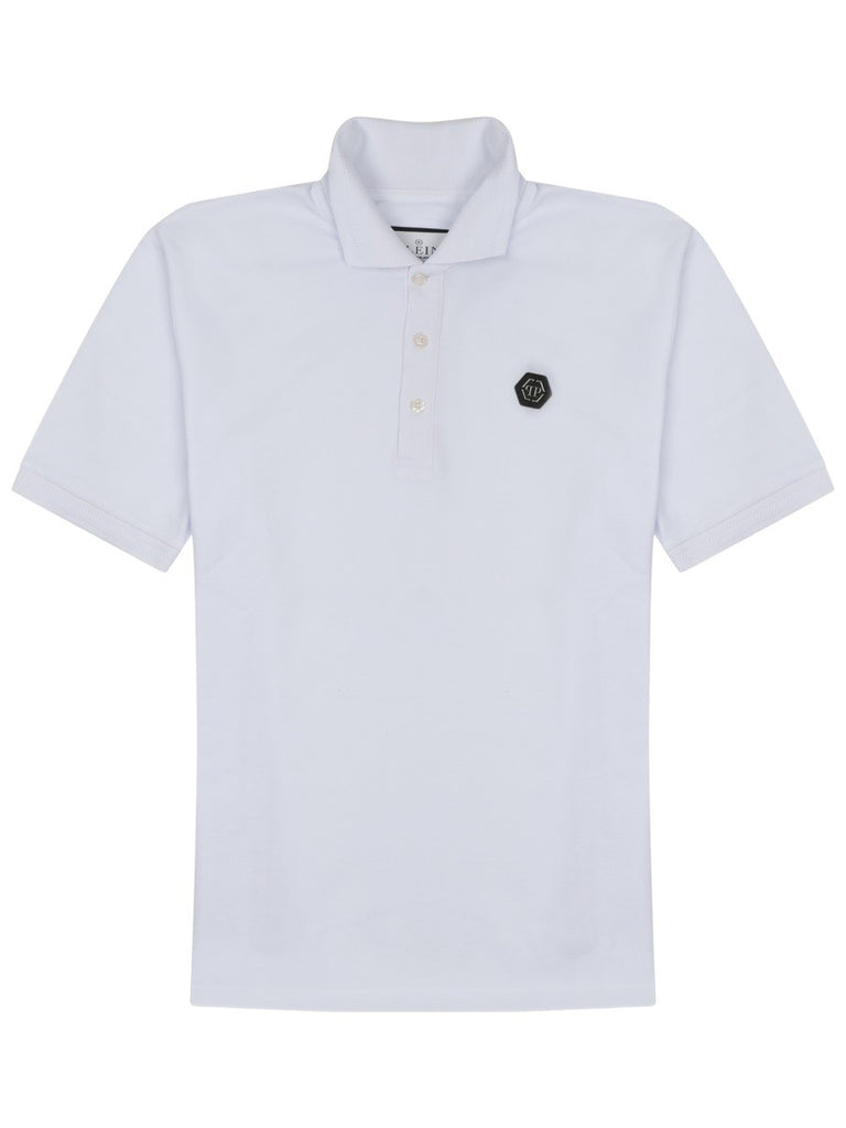 POLO WITH LOGO PATCH