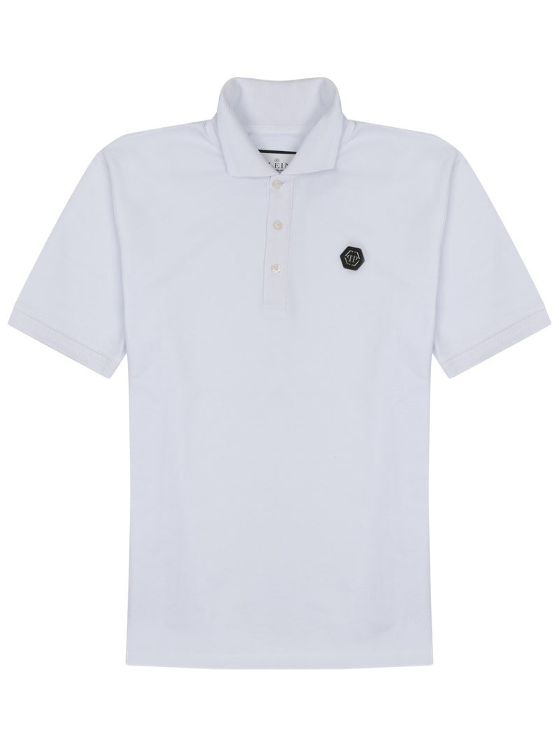 POLO WITH LOGO PATCH