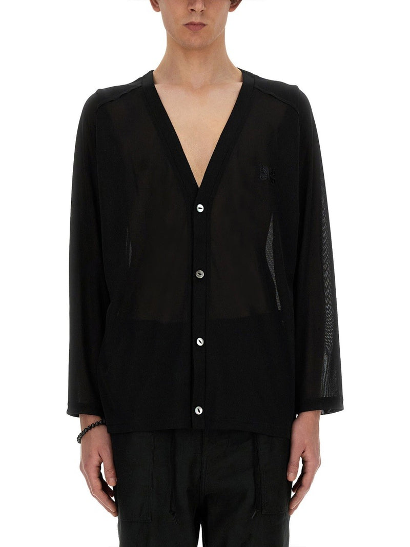 POLY MESH CARDIGAN