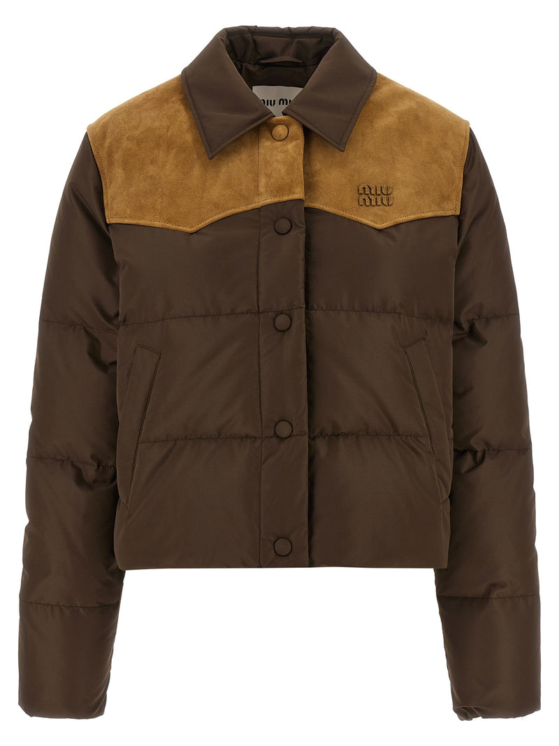 Pongé tec down jacket