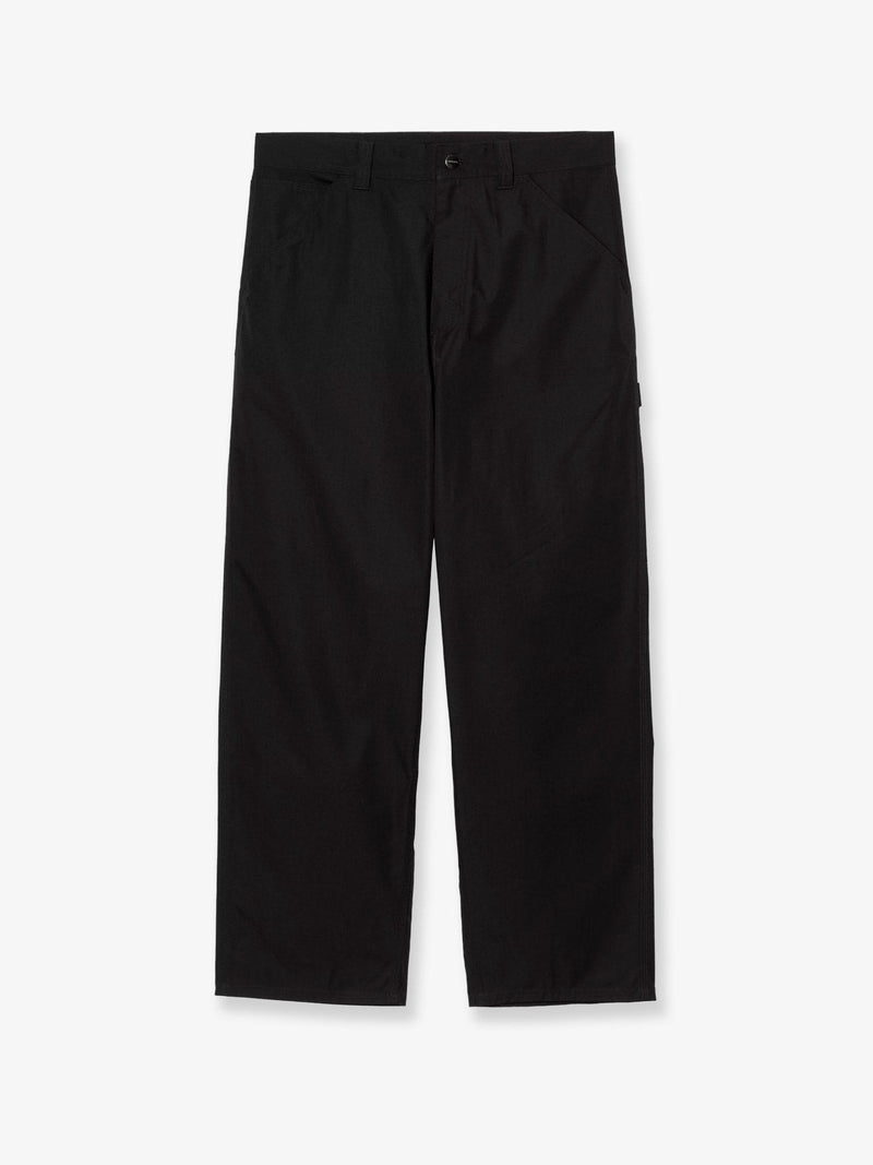 Postal Single Knee cotton blend trousers