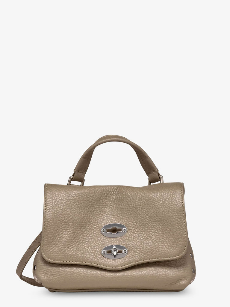Postina® Baby hammered leather crossbody bag