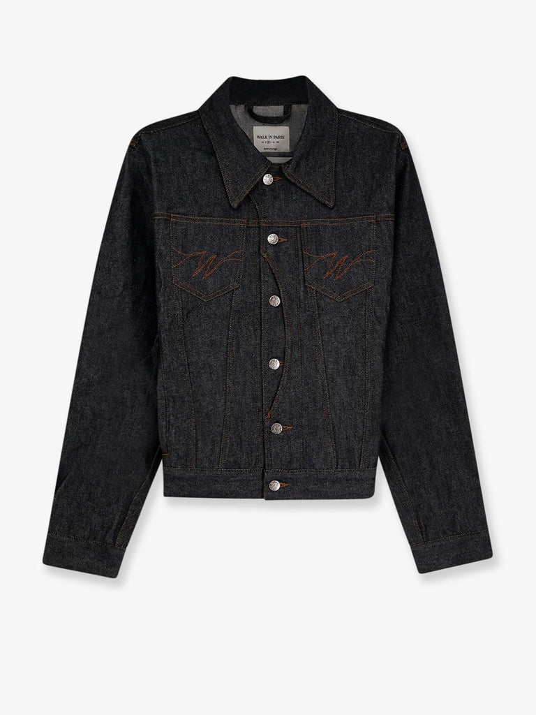 Postman dark denim jacket