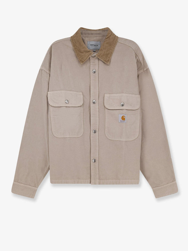 Prescott canvas jacket with front logo patch